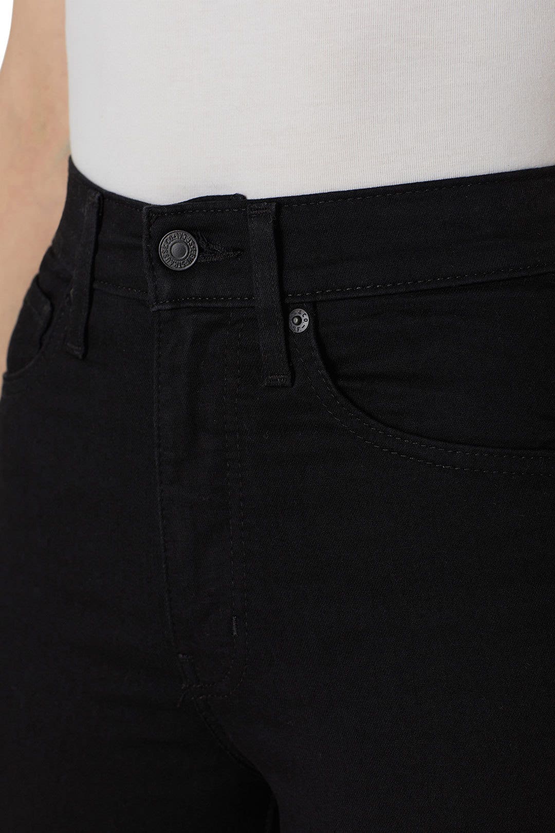 Black Mile High Skinny Jeans by Levi's 3