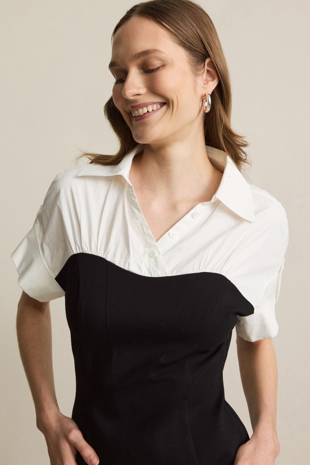 collar t shirt dress Women's Made The Right Call Sage Green Collared Midi T-Shirt | Size: L The Made The Right Call Chambray Blue Collared Midi T Plus Cotton Pleated T-Shirt Dress