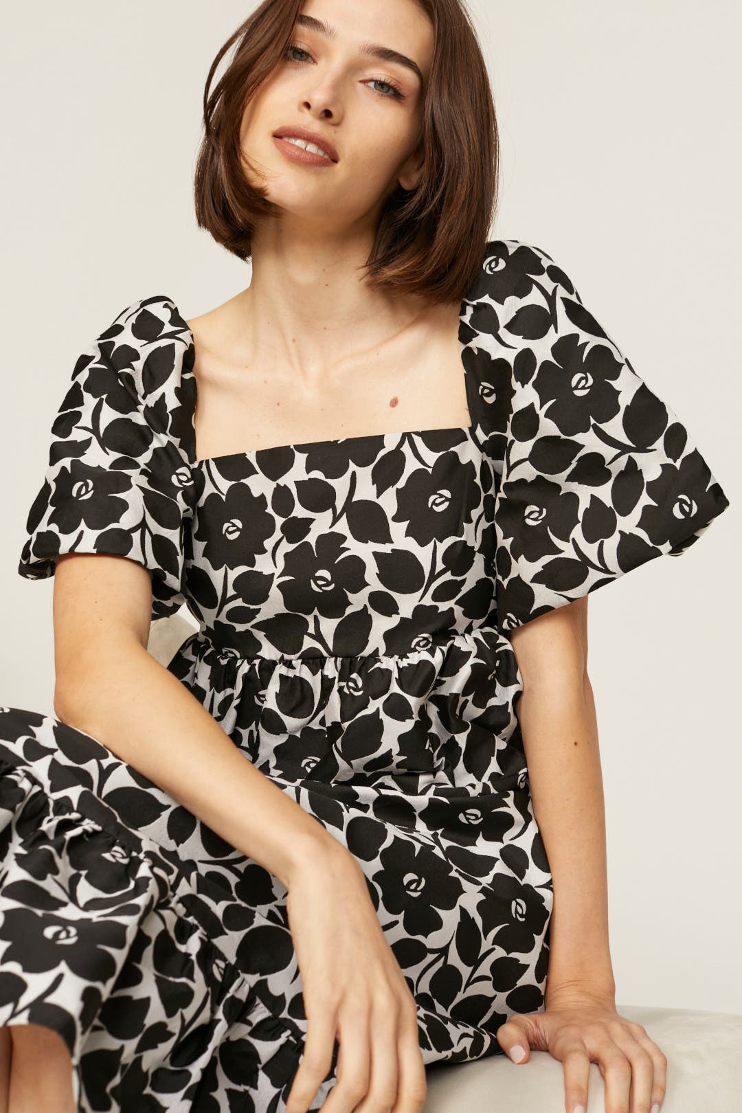 Rosy Garden Midi Dress by kate spade new york | Rent the Runway