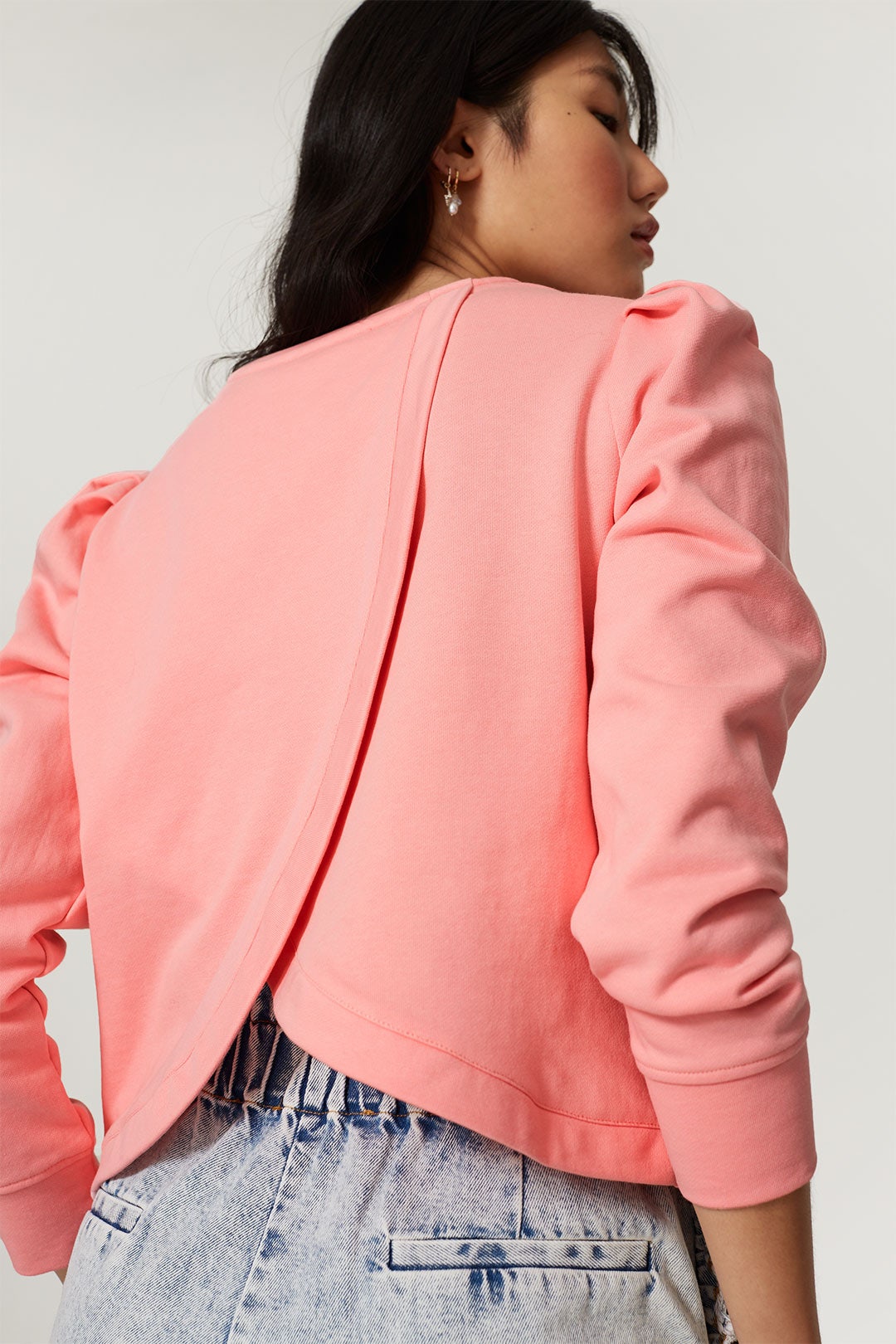 Marianne French Terry Sweatshirt by Milly 3