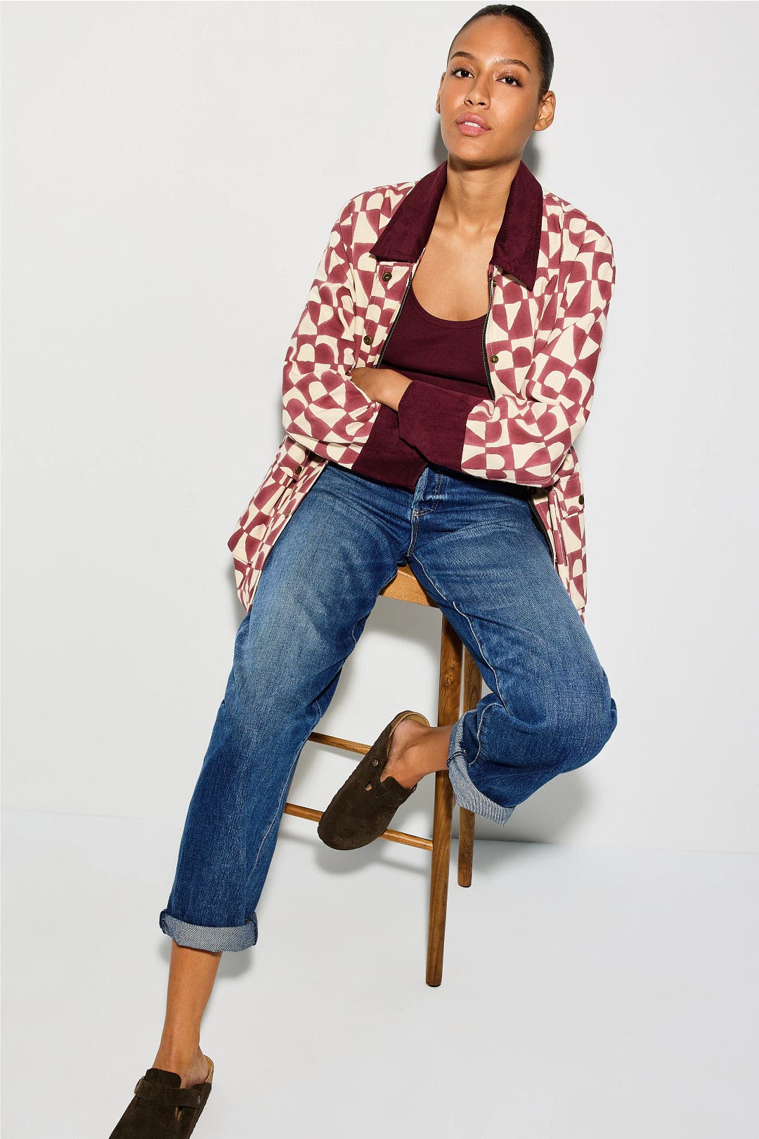 Homer Barn Field Jacket by SZ Blockprints | Rent the Runway