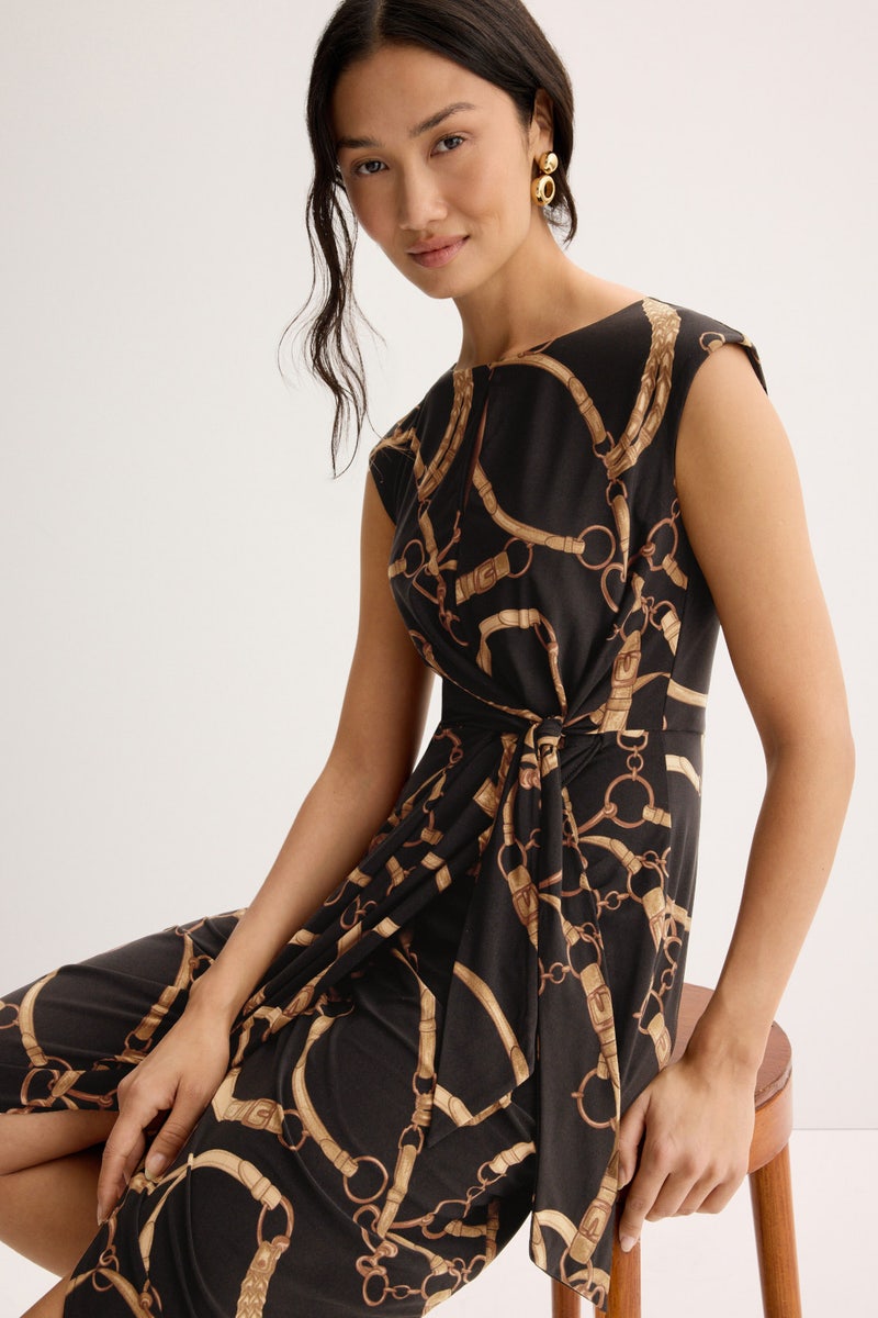Straight Classic Jersey Reidly Day Dress by Lauren Ralph Lauren - Photo 3