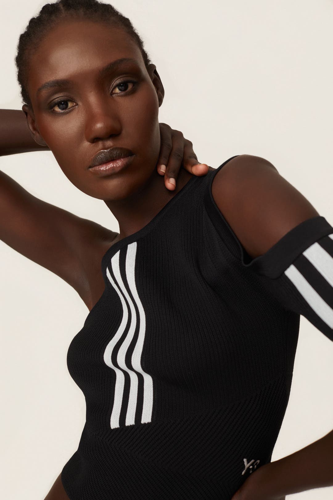 Knit Cold Shoulder Top by Y-3 | Rent the Runway