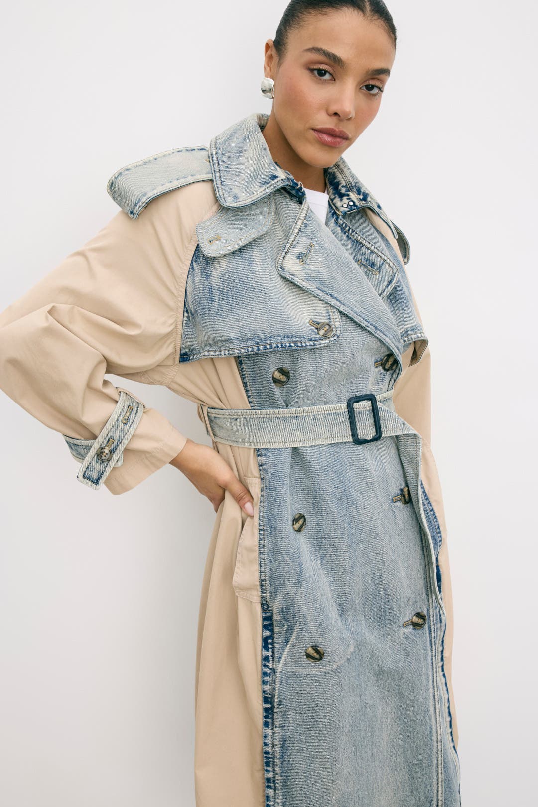 【3.1 Phillip Lim】ハイブリッド デニムトレンチコート Hybrid Denim Trench – 3.1 Phillip Lim
