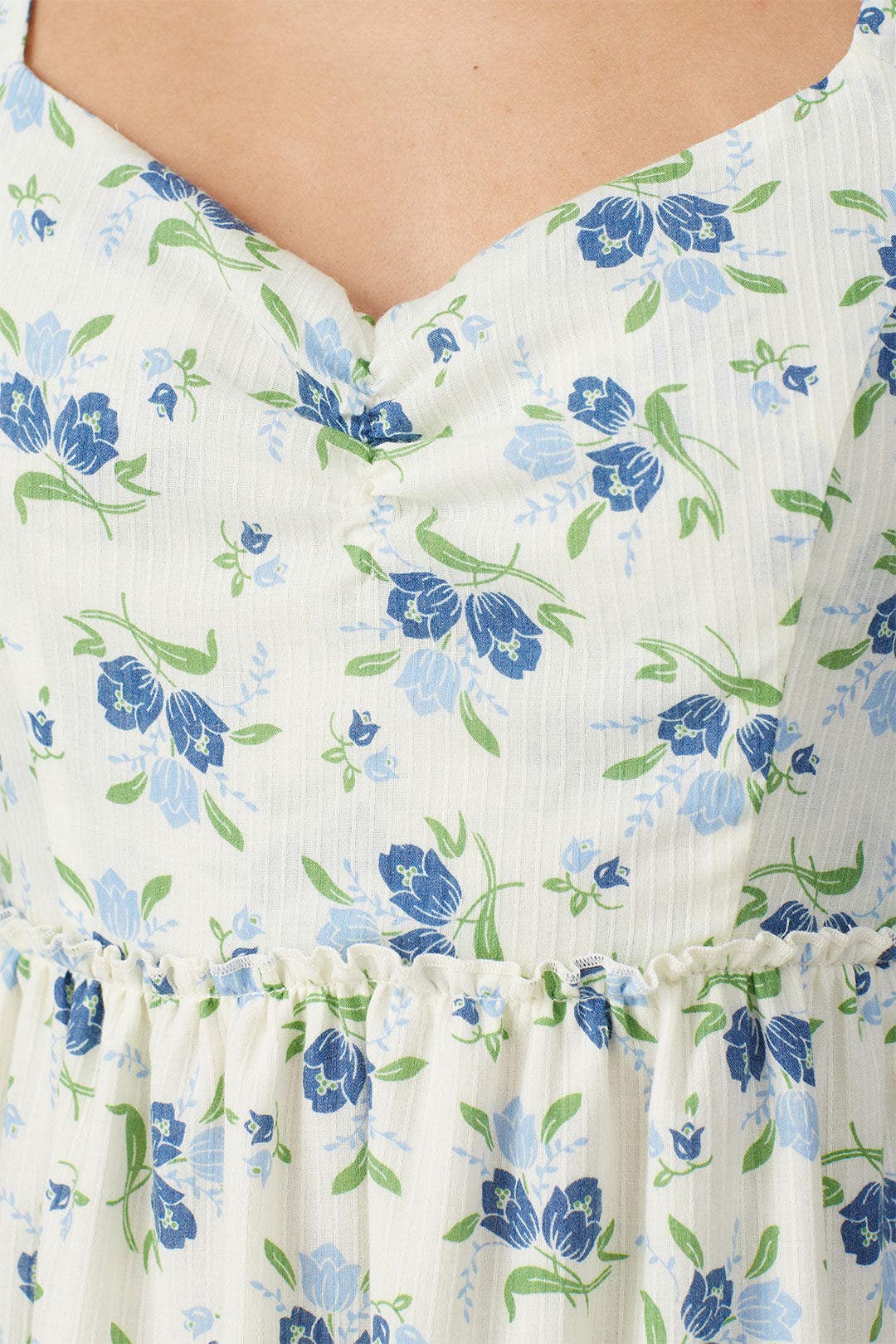 Ivory Floral Tiered Dress by Sweet Baby Jamie 3