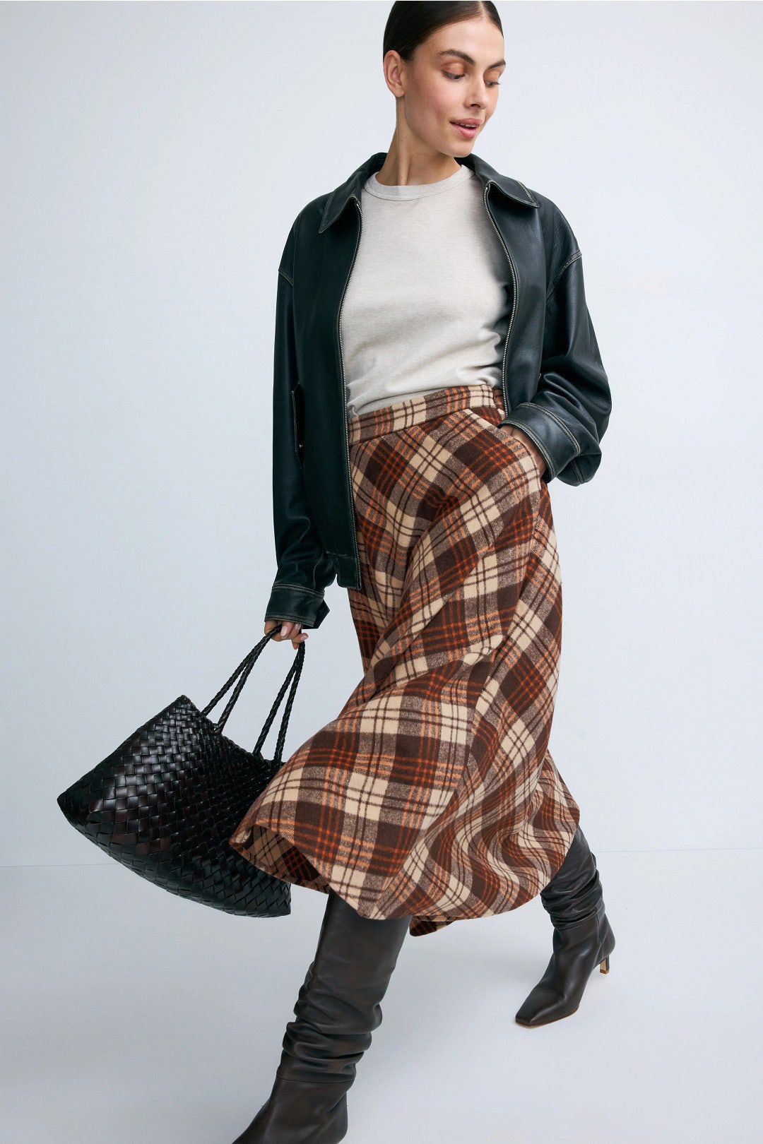 Plaid Morgan Skirt