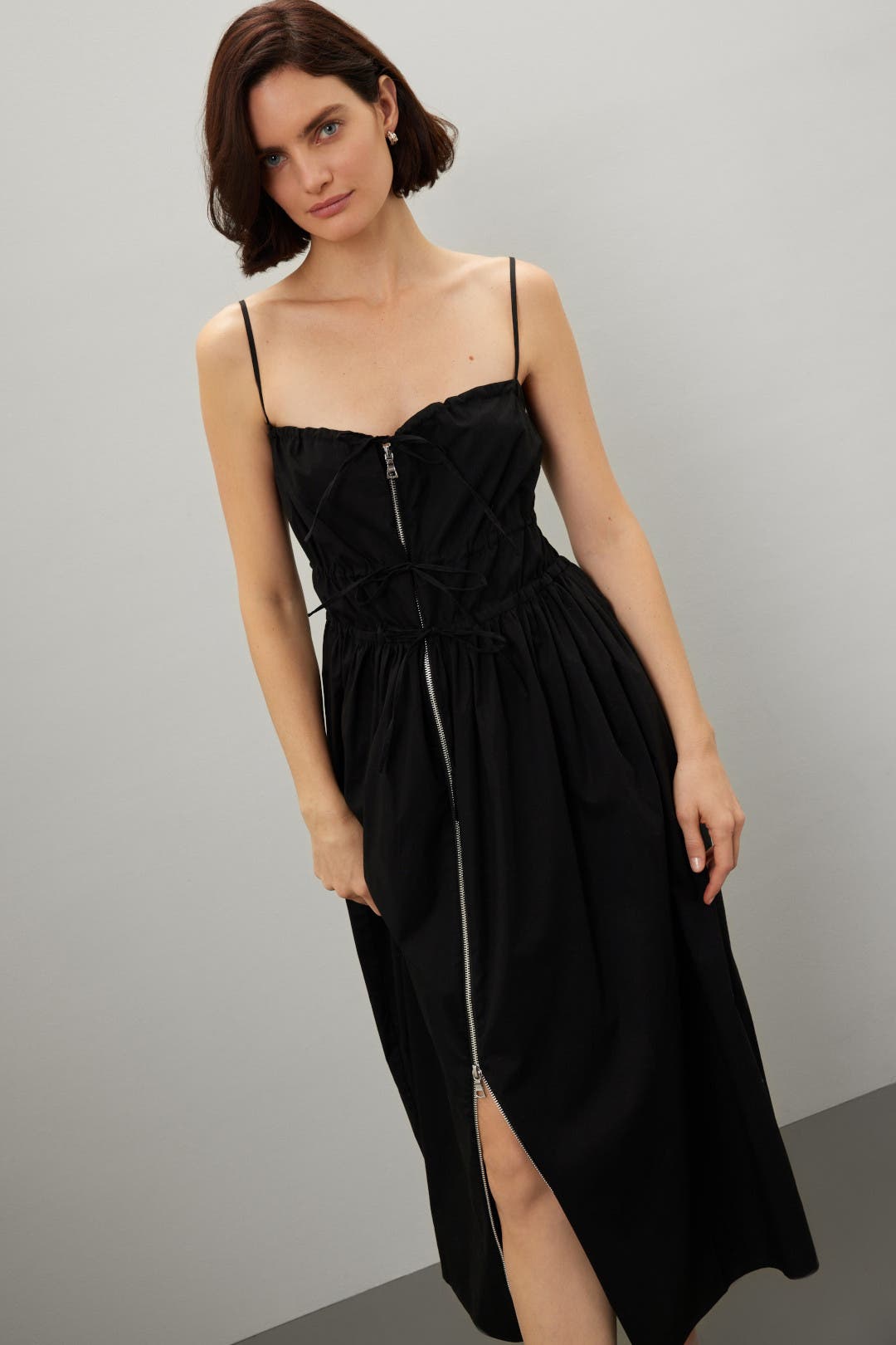 Black Bow Tie Dress by Rosetta Getty x RTR | Rent the Runway