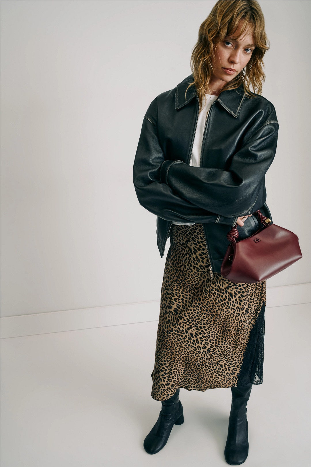 Jayla Soft Leopard Skirt