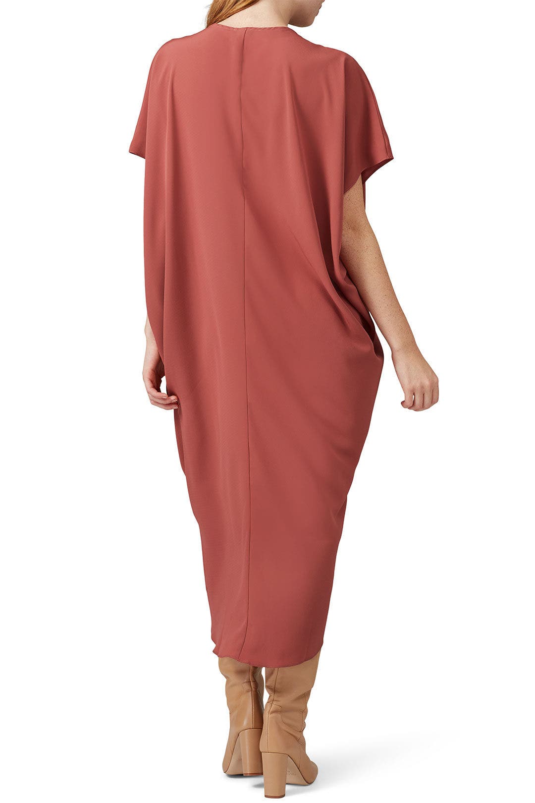 Burnt Orange Riviera Maternity Dress by HATCH 3