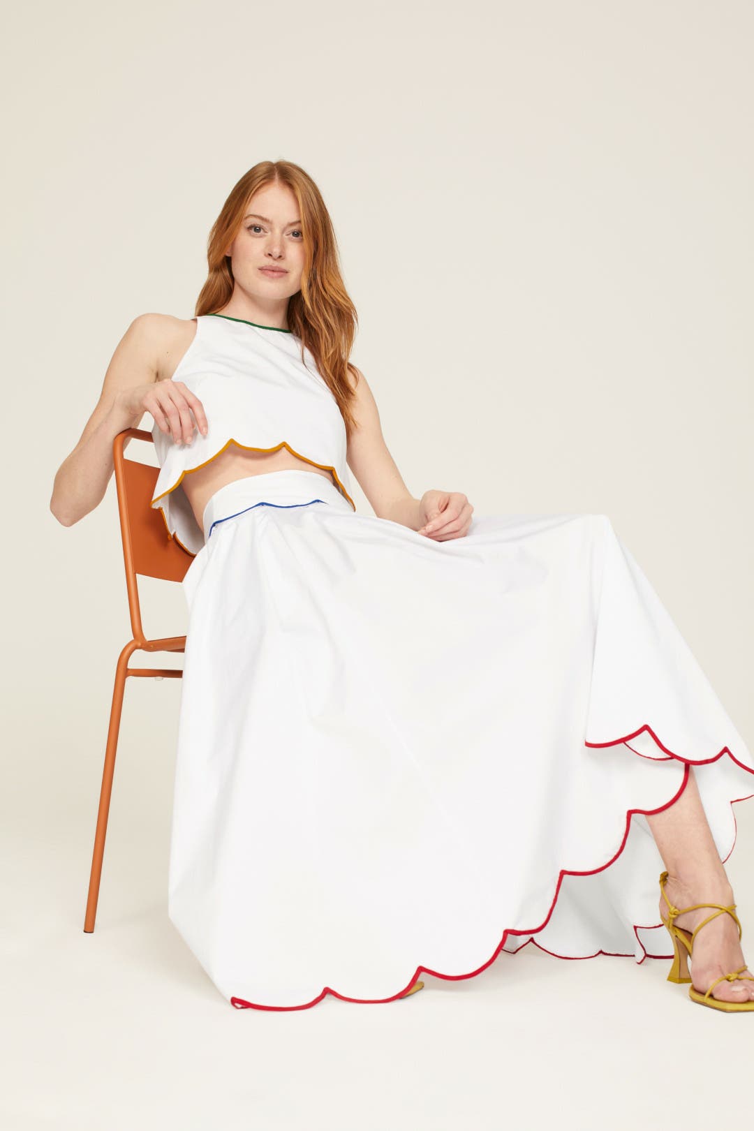 Scallop Hem Skirt by Rosie Assoulin | Rent the Runway