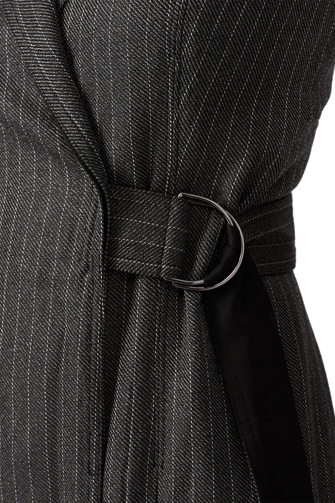 Pinstripe Suiting Trench Dress by Jason Wu 3