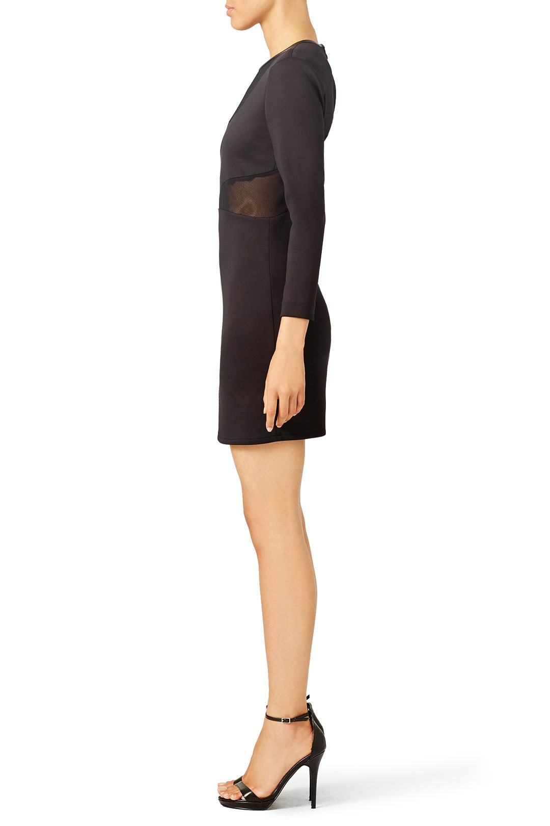 Black Ponte Shift Dress by Rebecca Minkoff 1