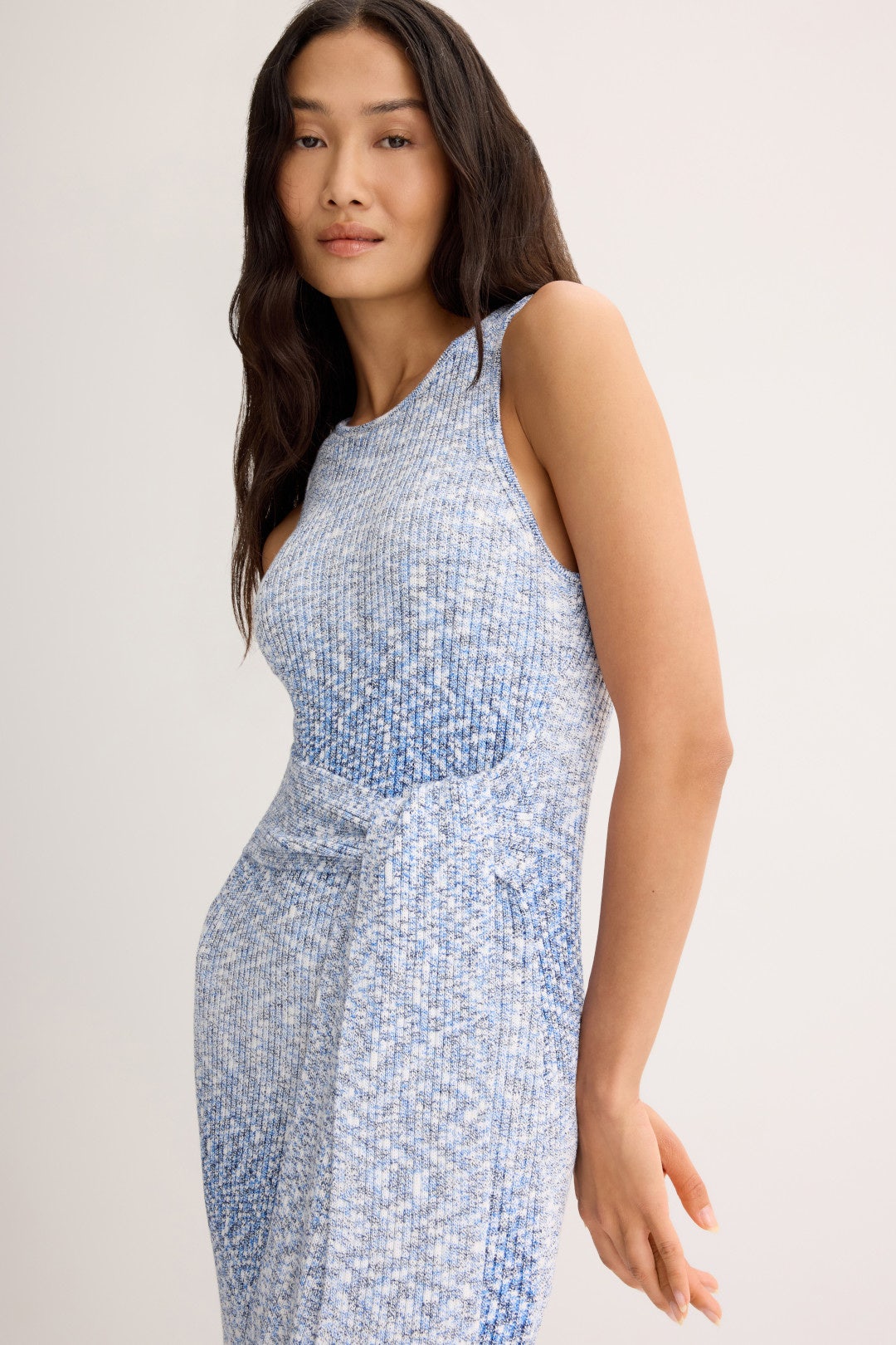 Penny Racer Tie Front Midi Dress by Toccin 3