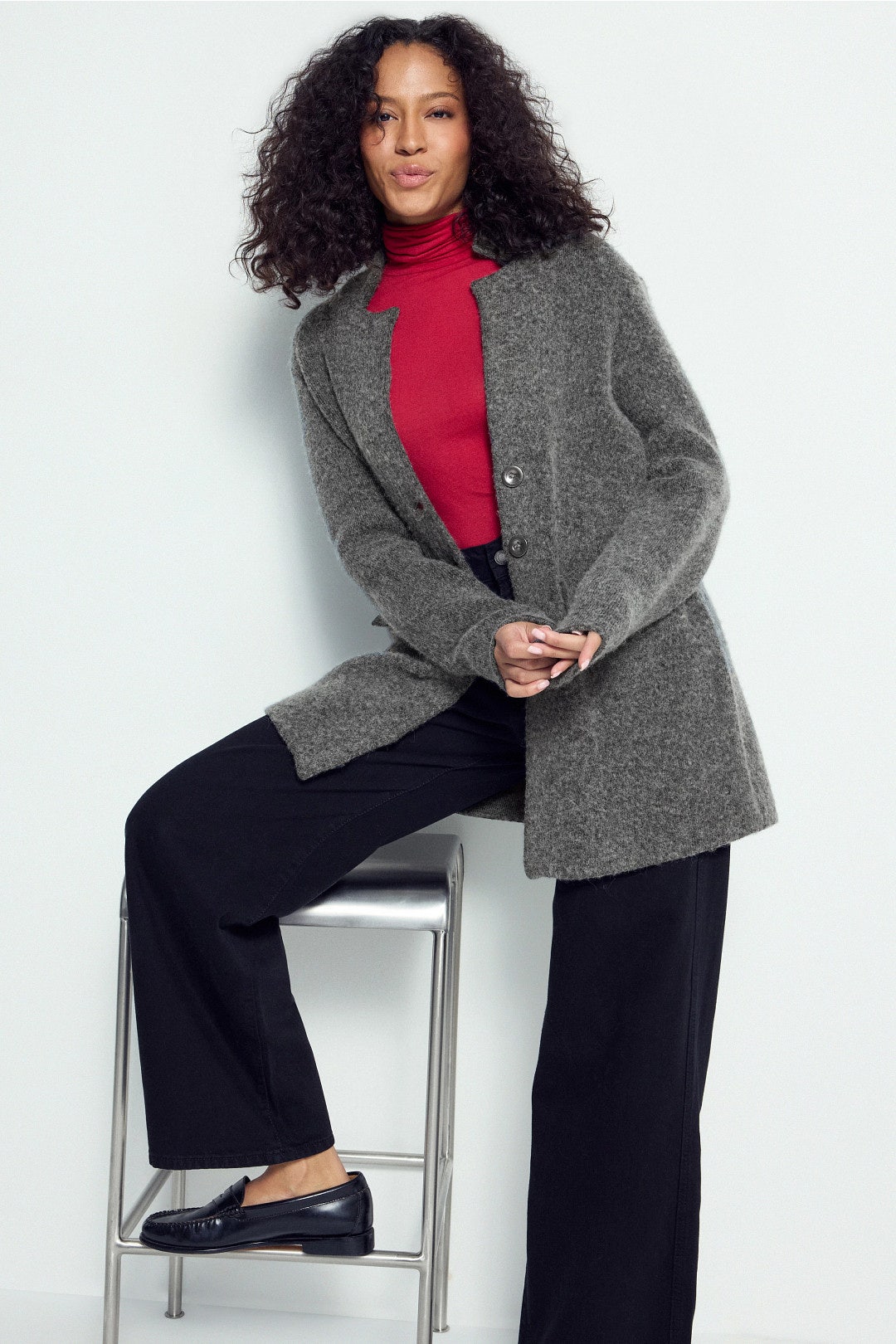 Brushed Double Knit Blazer by NIC + ZOE 3