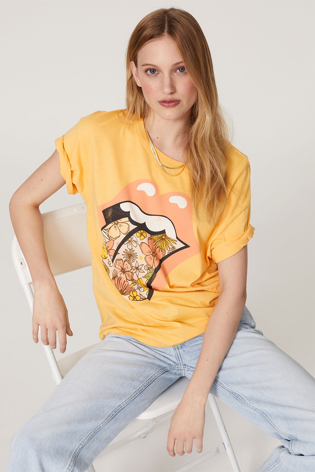 Rolling Stones Flower Tongue Tee by DAYDREAMER 3