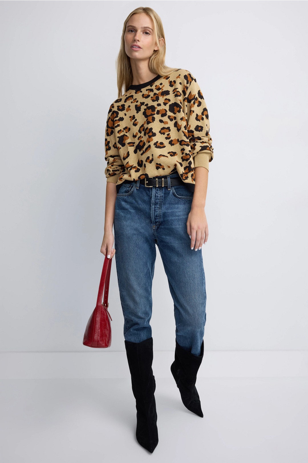 Orco Leopard Print Sweater by Aldomartins 3