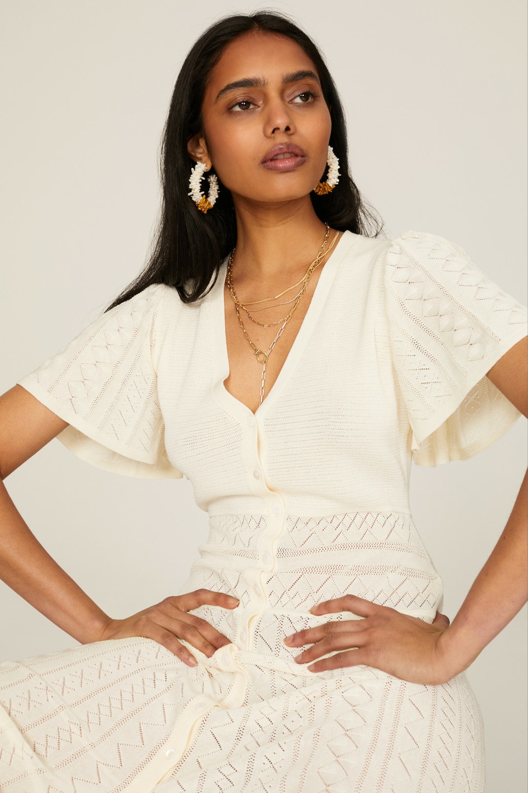 Aviva Openwork Dress by ba&sh 3