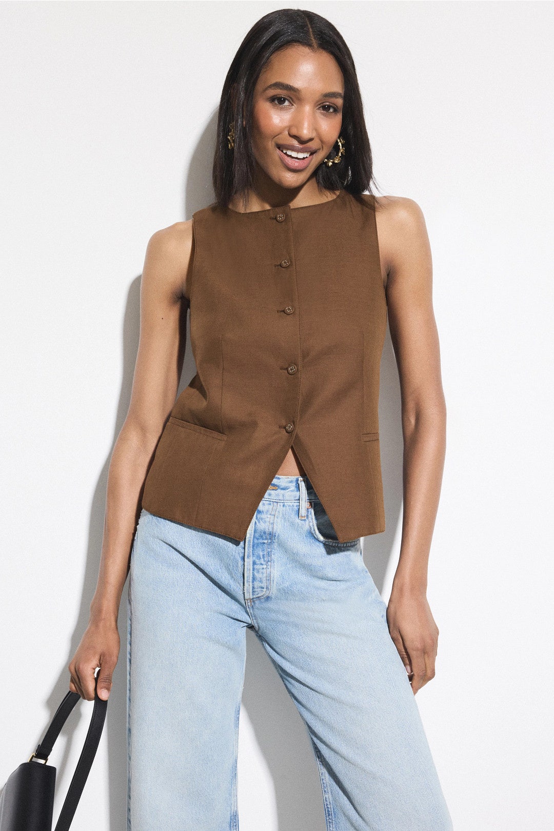 Button Front Vest by Officine Générale 3