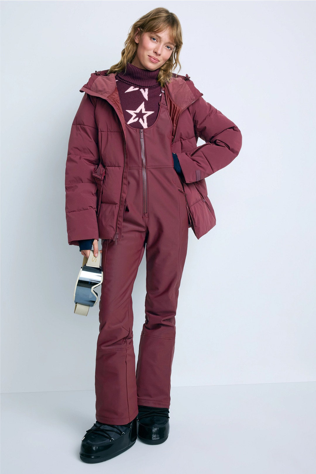 Hedy Belted Puffer Jacket by Halfdays 3