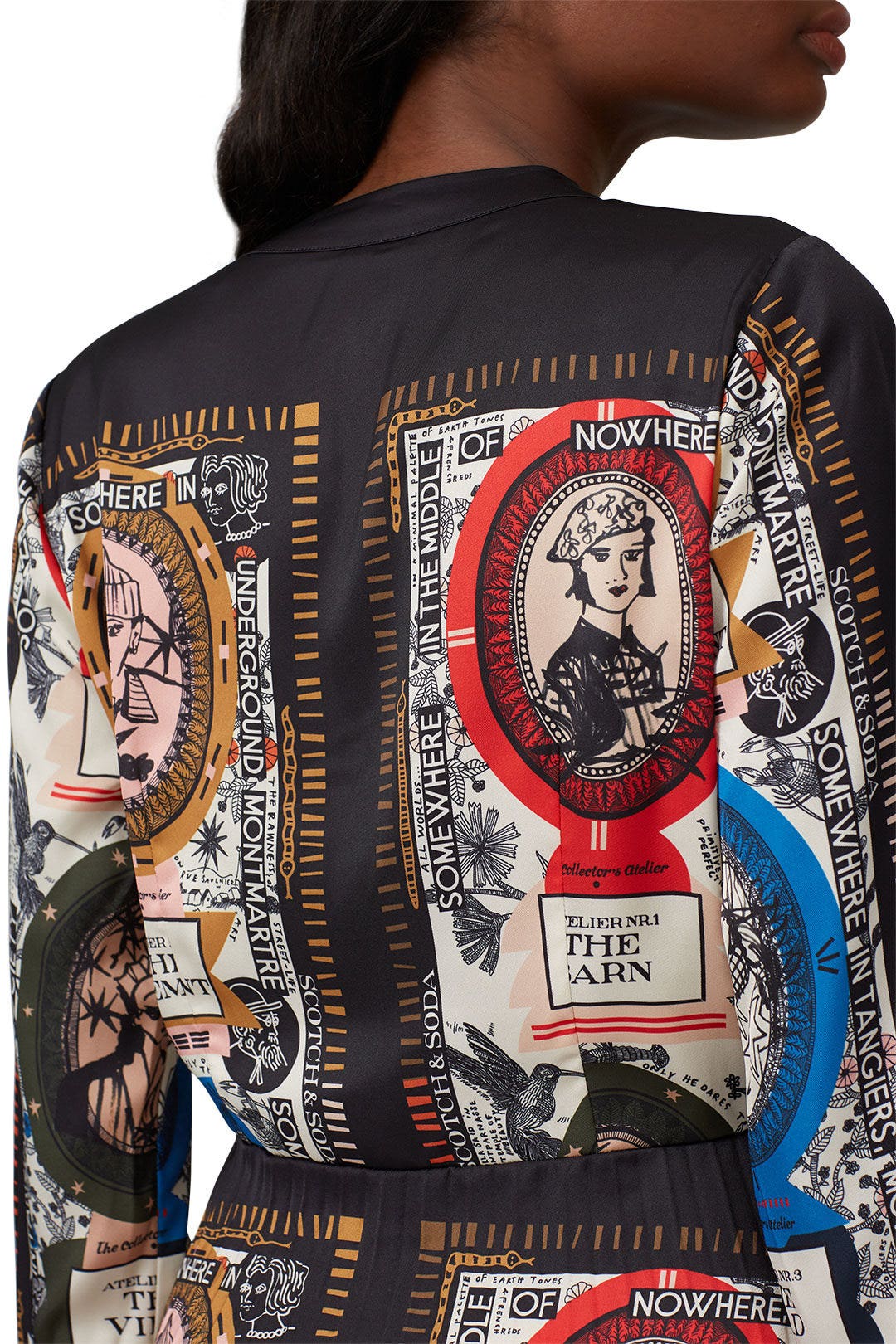 Printed Satin Dress by Scotch & Soda 3