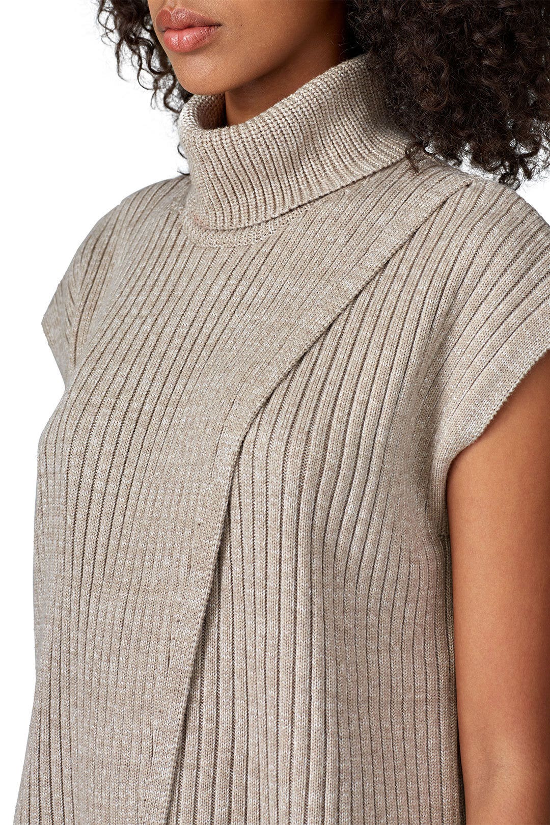 Camel Cross Front Turtleneck by Thakoon x RTR 3