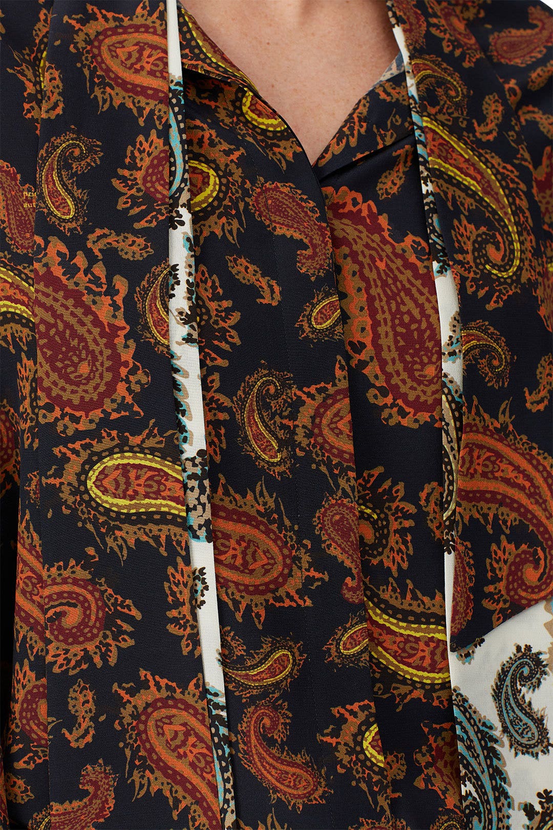 Double Tie Neck Blouse by rokh 3