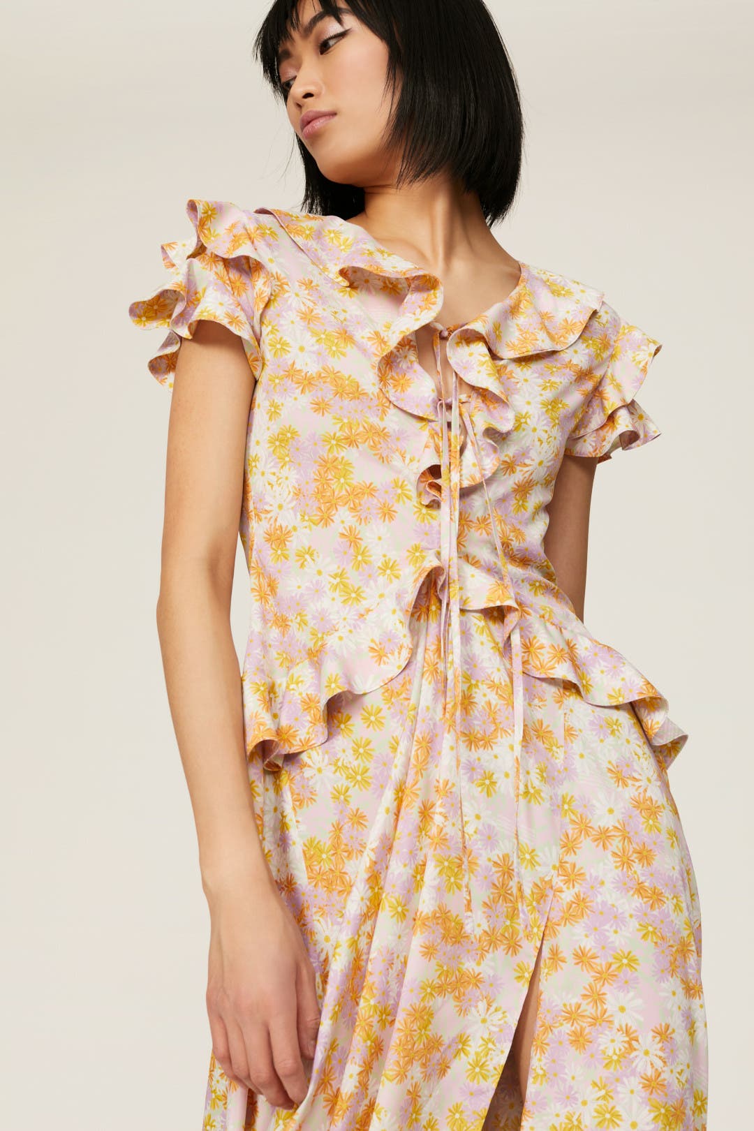 ANDMARY】Rojina ribbon dress