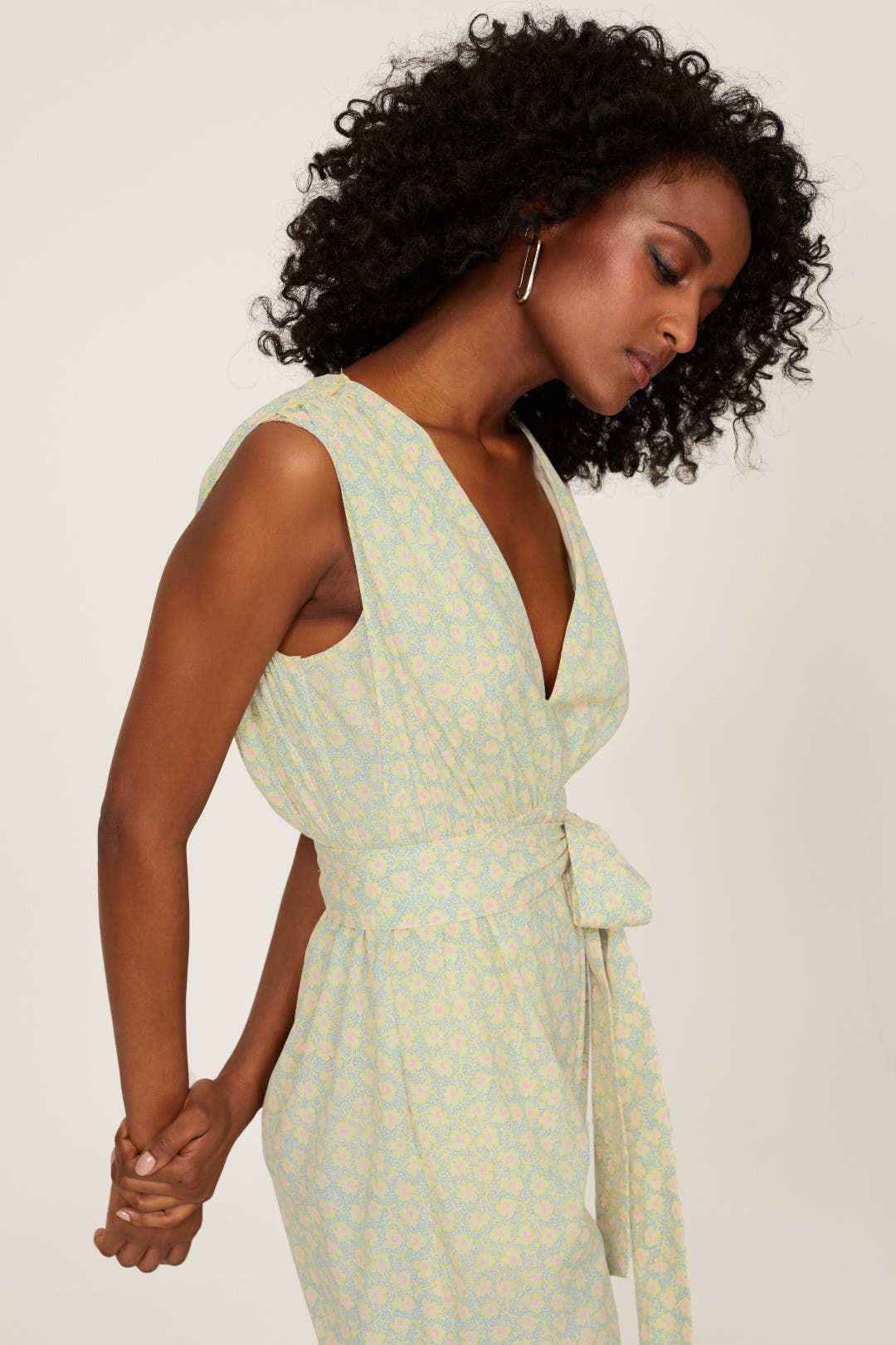 Leaf Plunge Jumpsuit by Derek Lam 10 Crosby x RTR | Rent the Runway