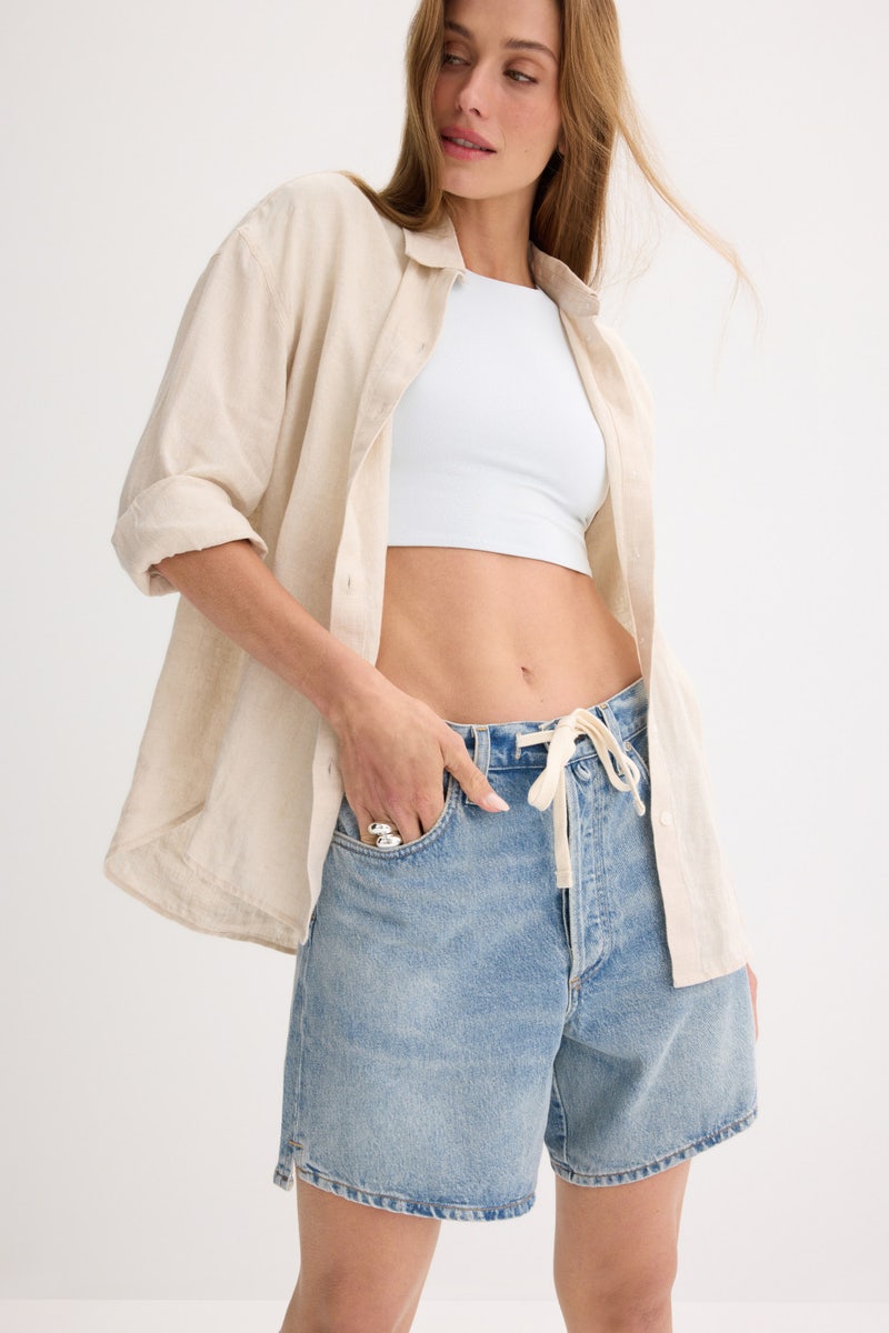 Brynn Drawstring Shorts by Citizens of Humanity - Photo 3