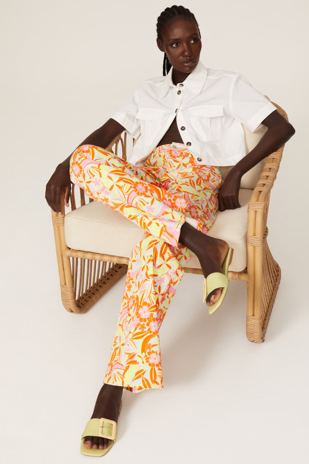 Fearless Floral Pants by Nicole Miller | Rent the Runway