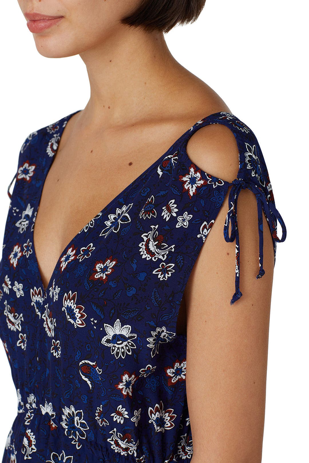 Navy Lotus Printed Dress by Thakoon x RTR 3