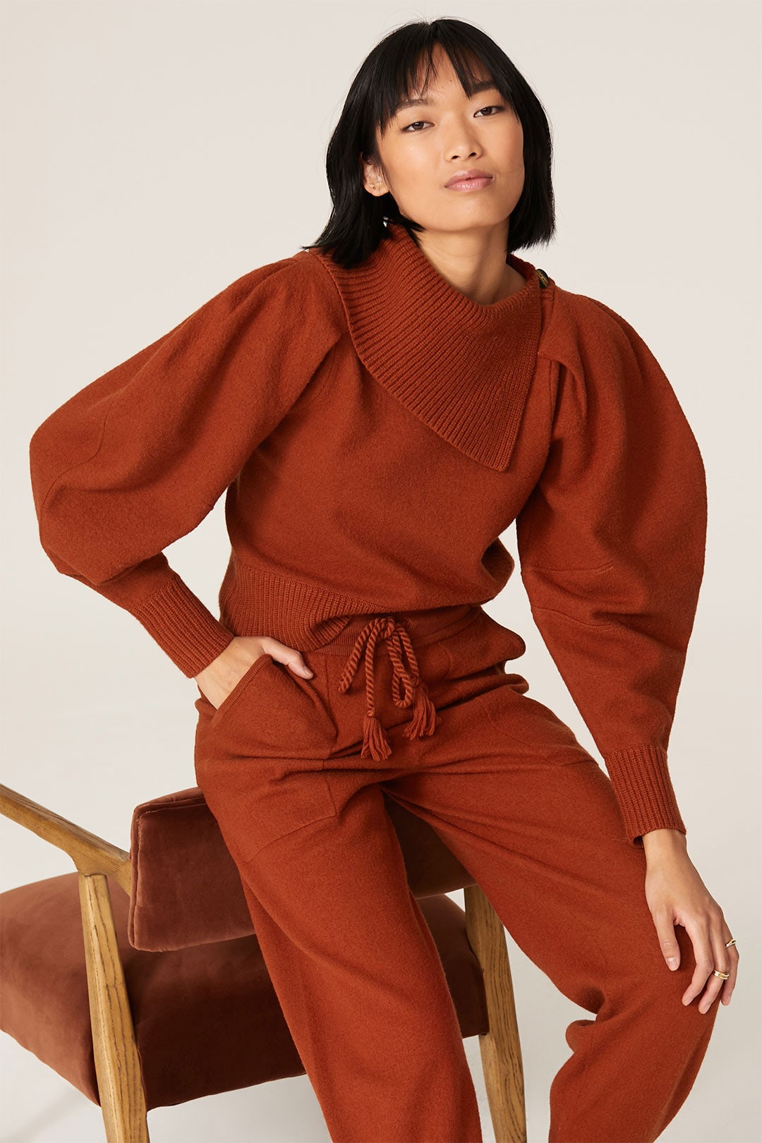 Riley Puff Sleeve Sweater by Ulla Johnson 3