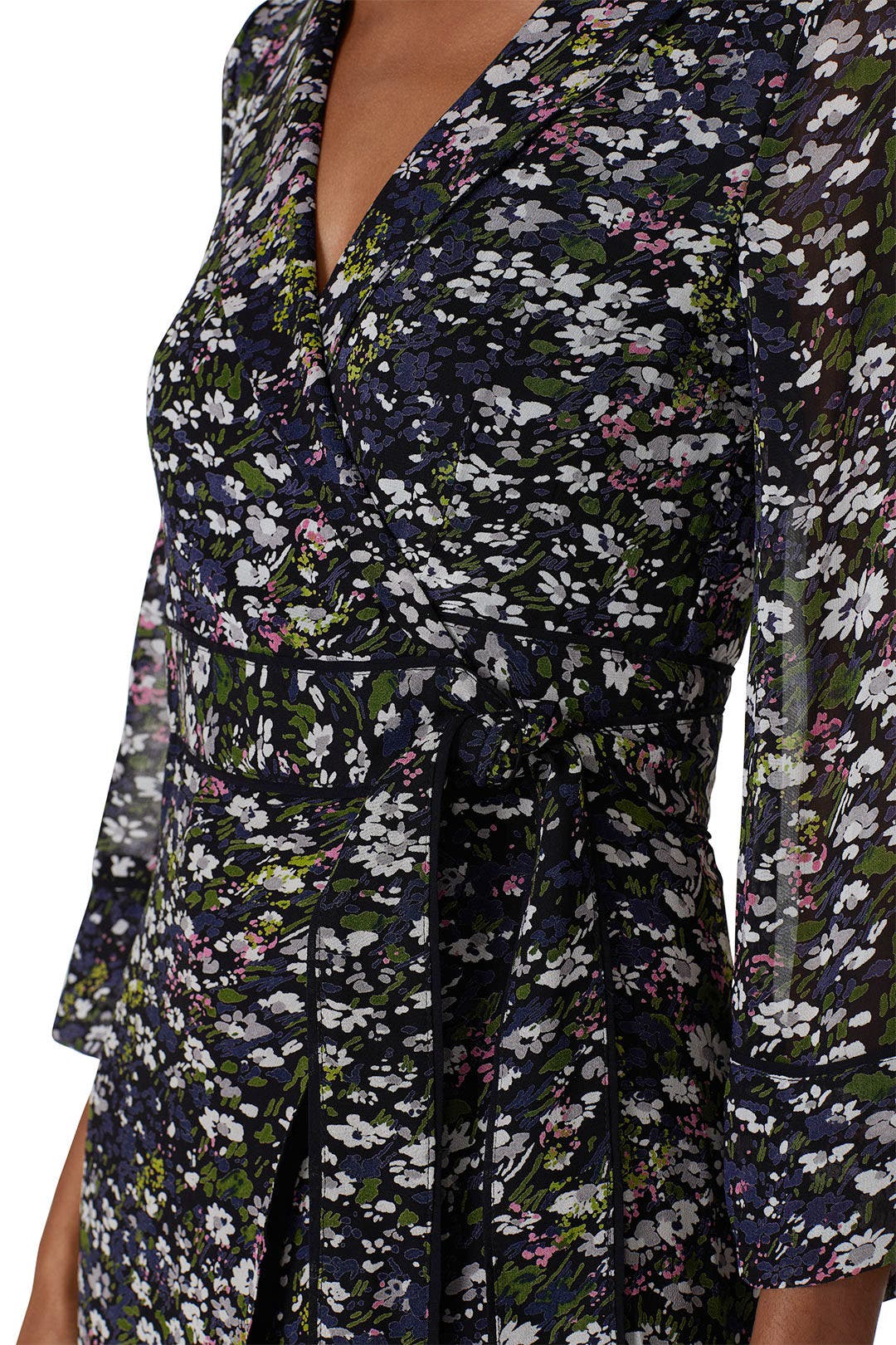 ganni floral georgette midi dress GANNI Georgette Pleated Midi Dress | Blue