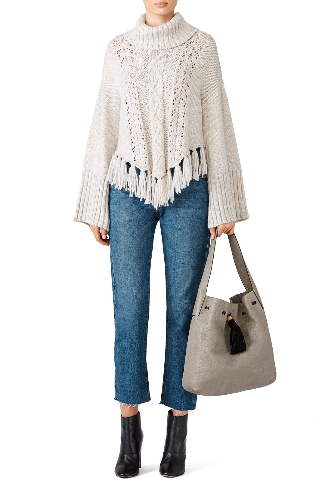 Cable Front Sweater by cupcakes and cashmere 3