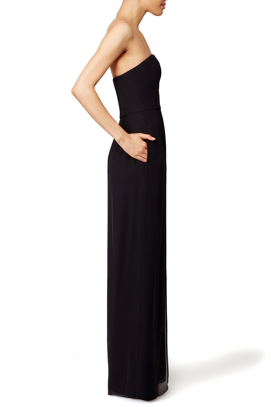 Black Celine Jumpsuit by HALSTON 3