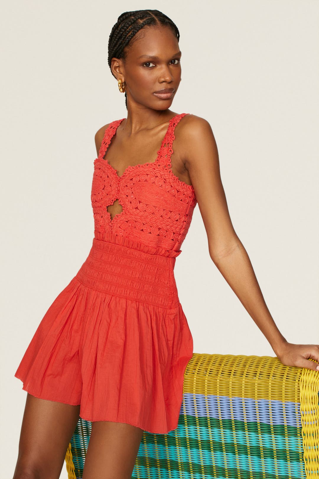 Camila Pleating Romper by Sea New York | Rent the Runway