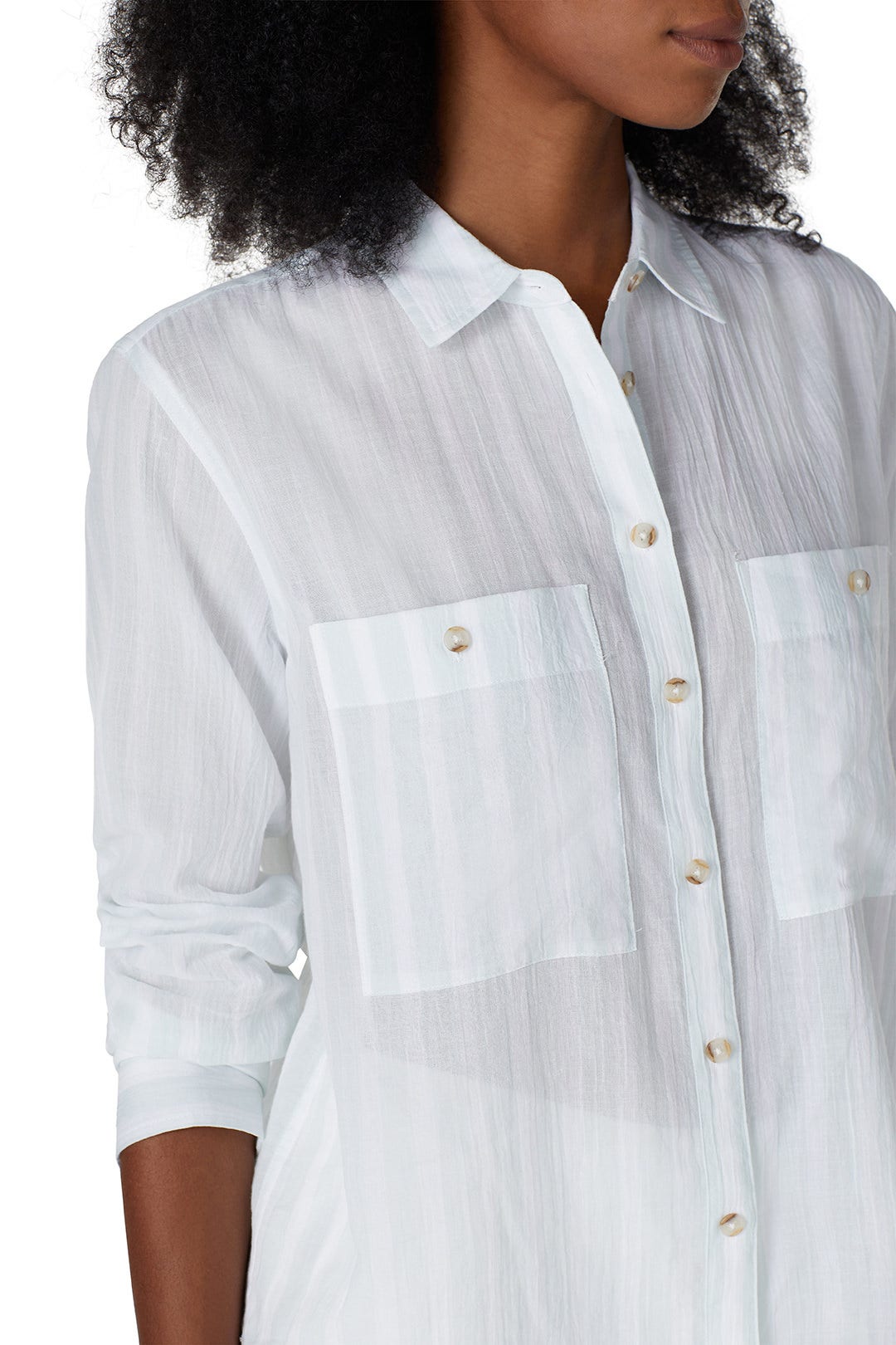 Casual Button Front Top by Club Monaco 3