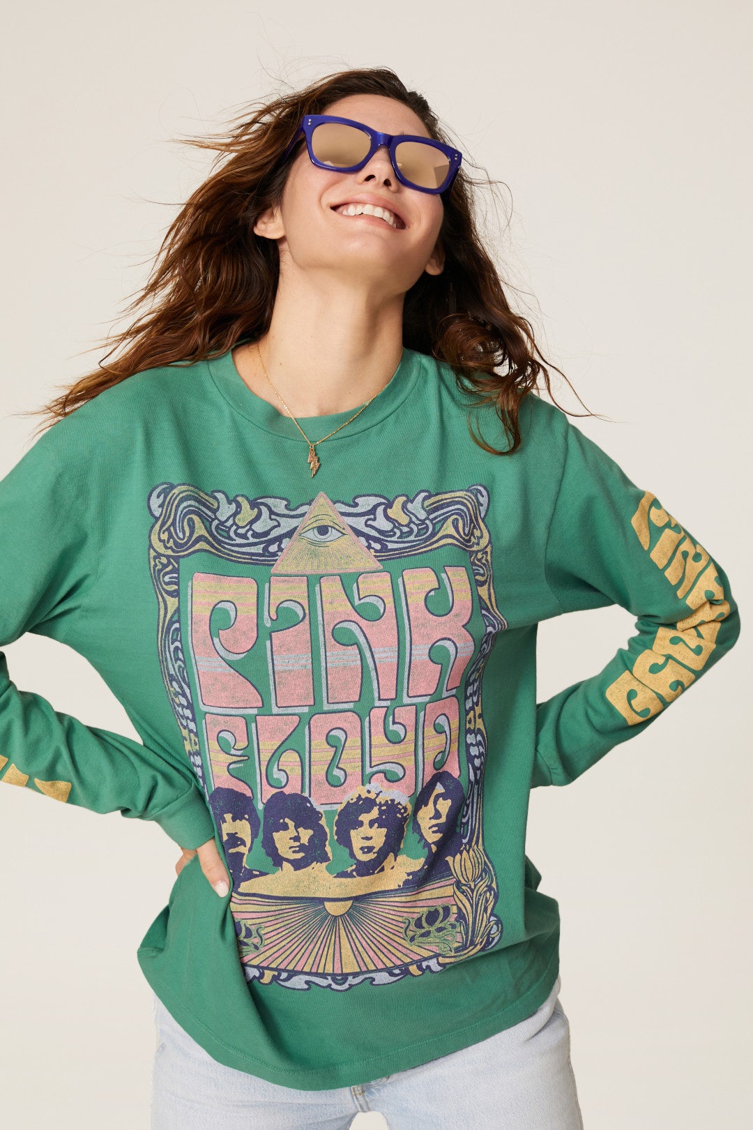 Pink Floyd Long Sleeve Tee by DAYDREAMER 3