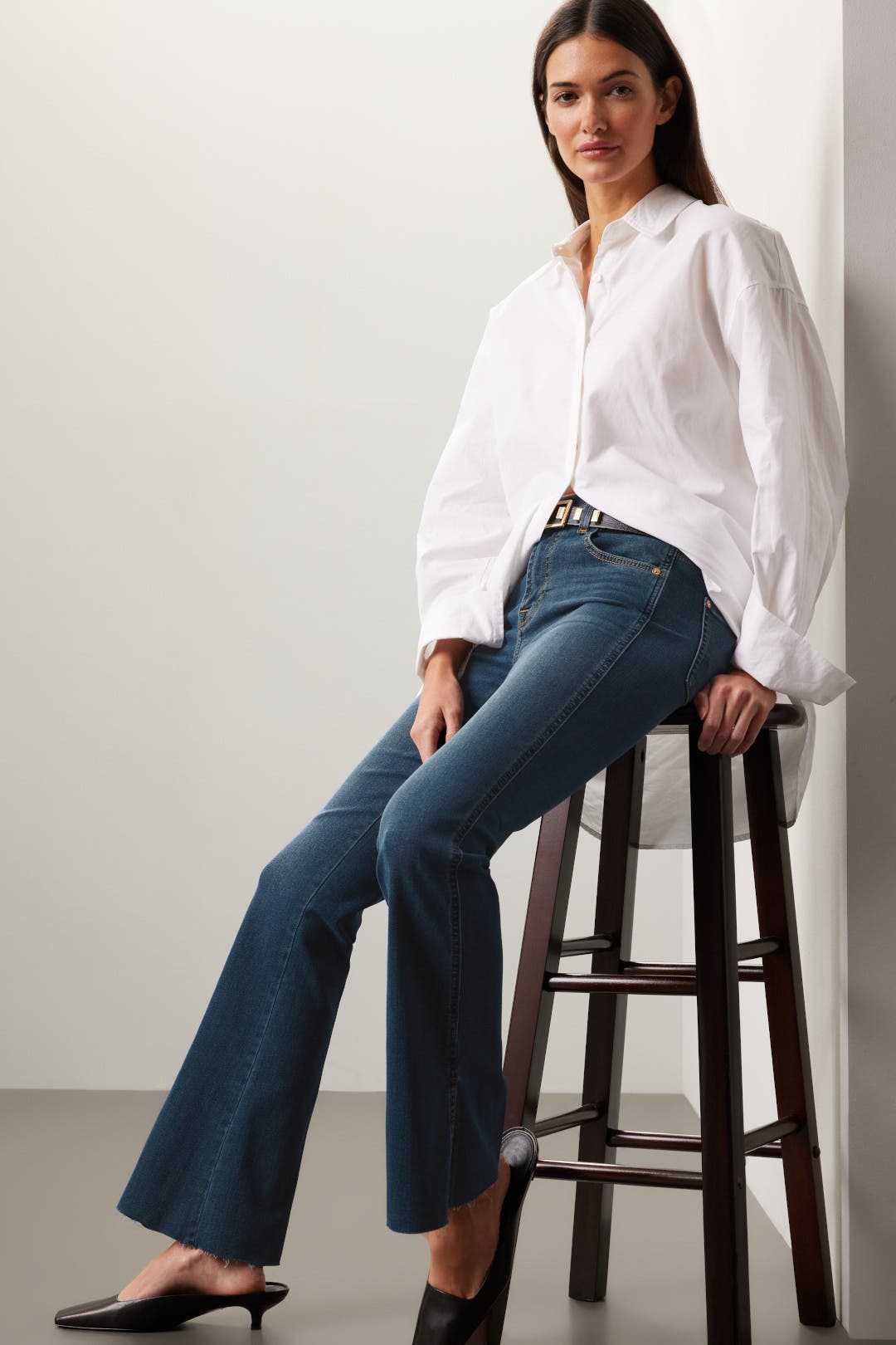 Bootcut Tailorless Jeans by 7 For All Mankind | Rent the Runway Bootcut Tailorless Jeans by 7 For All Mankind | Rent the Runway