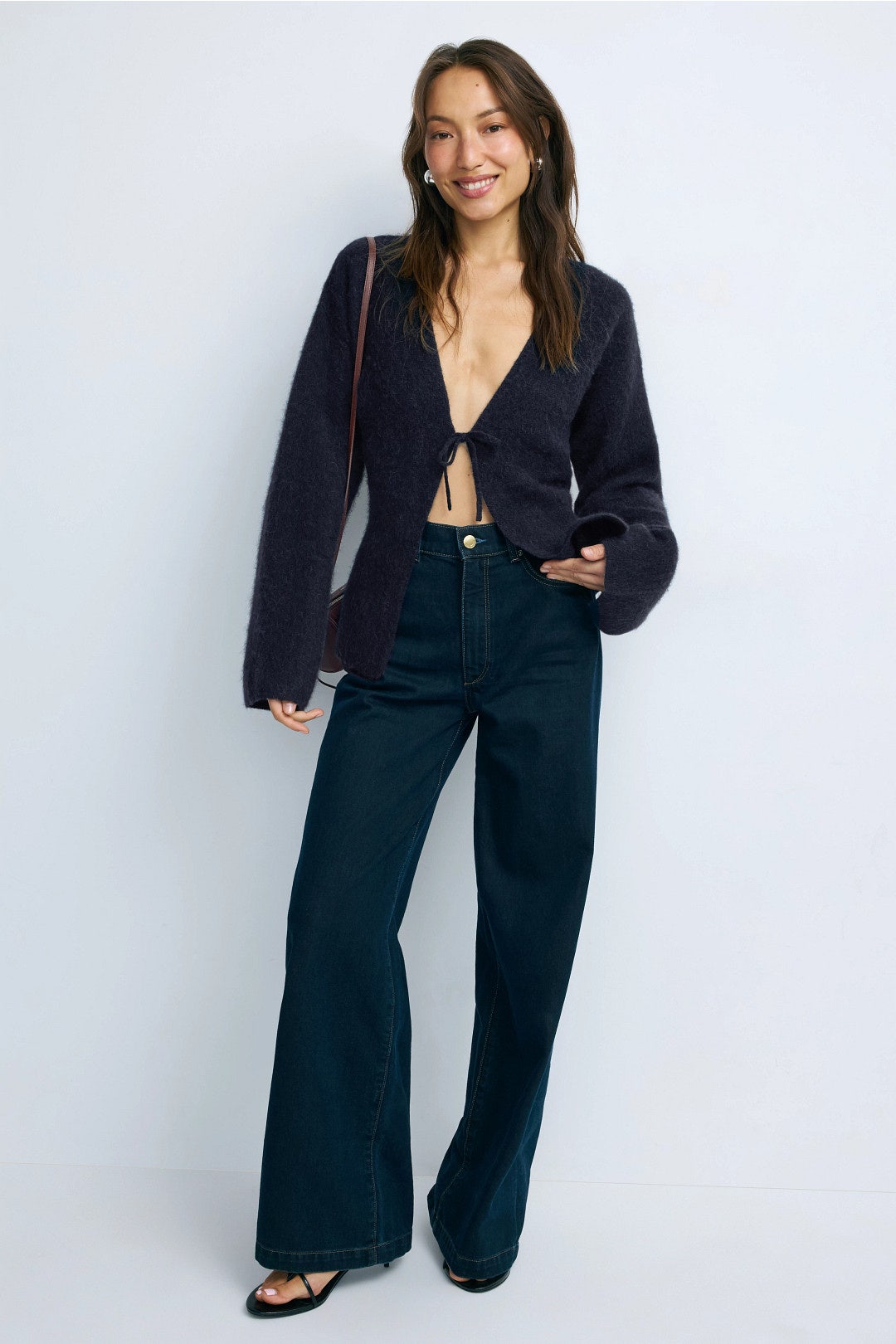 Farfal Tie Front Top by BOSS 3