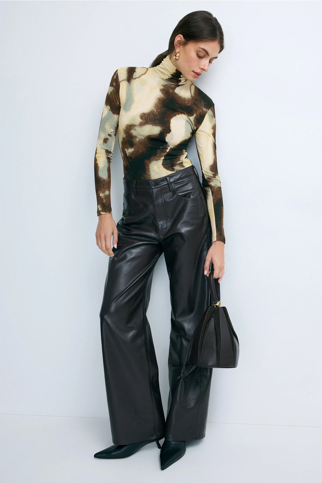 Nayeli Tie Dye Turtleneck Top by Nanushka 3