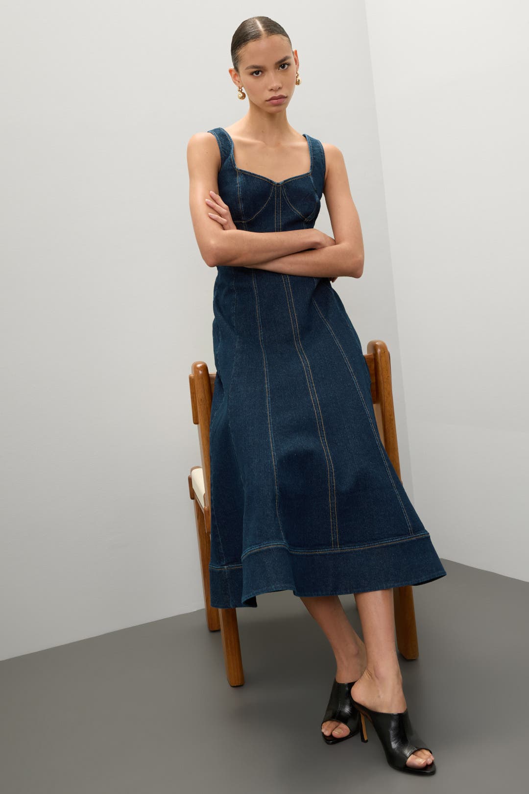 Denim Midi Dress by Jason Wu x RTR | Rent the Runway