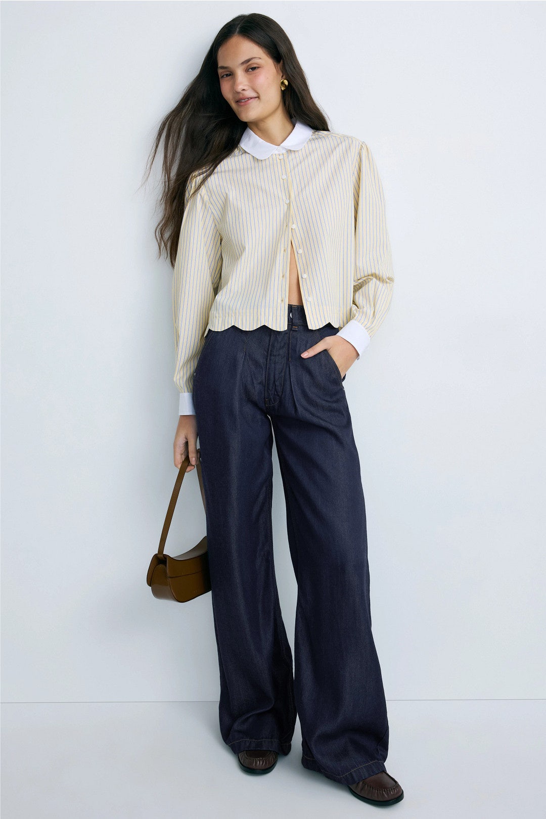James High Rise Trouser Wide Leg Jeans by Hudson 3