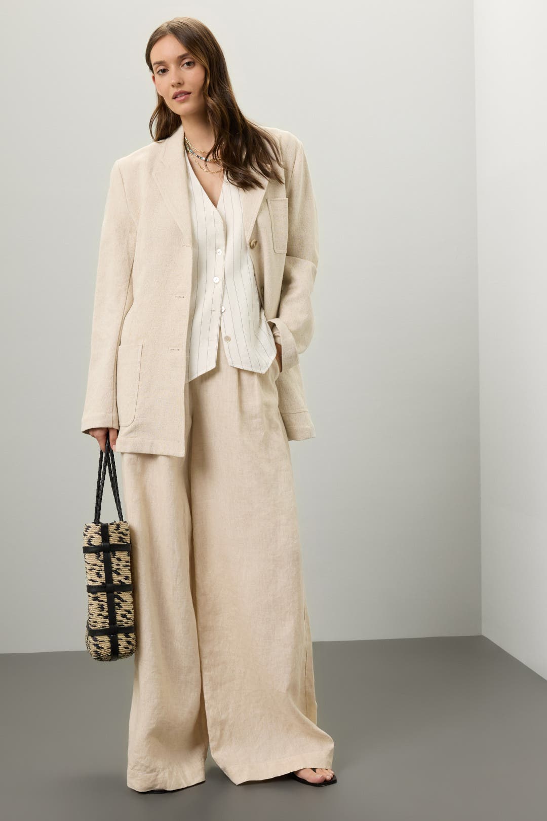 Allegra Linen Jacket by Rue Sophie | Rent the Runway