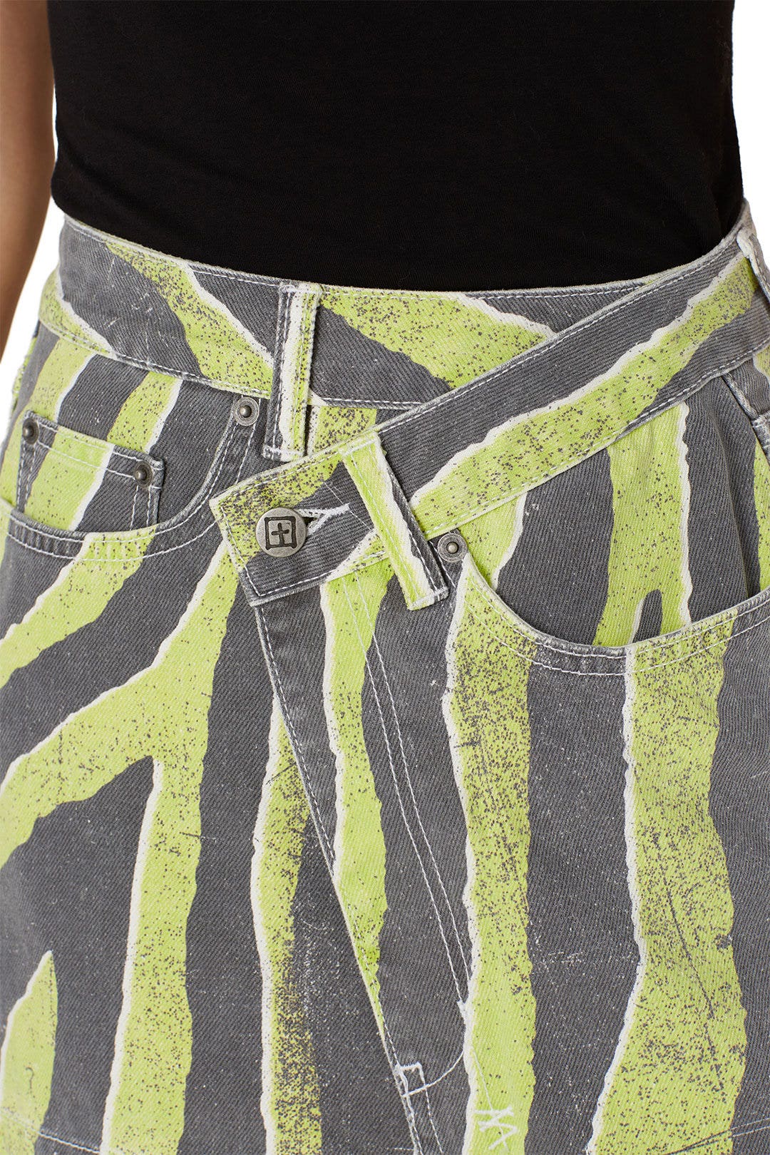 Wild Zinc Rap Mini Skirt by Ksubi 3