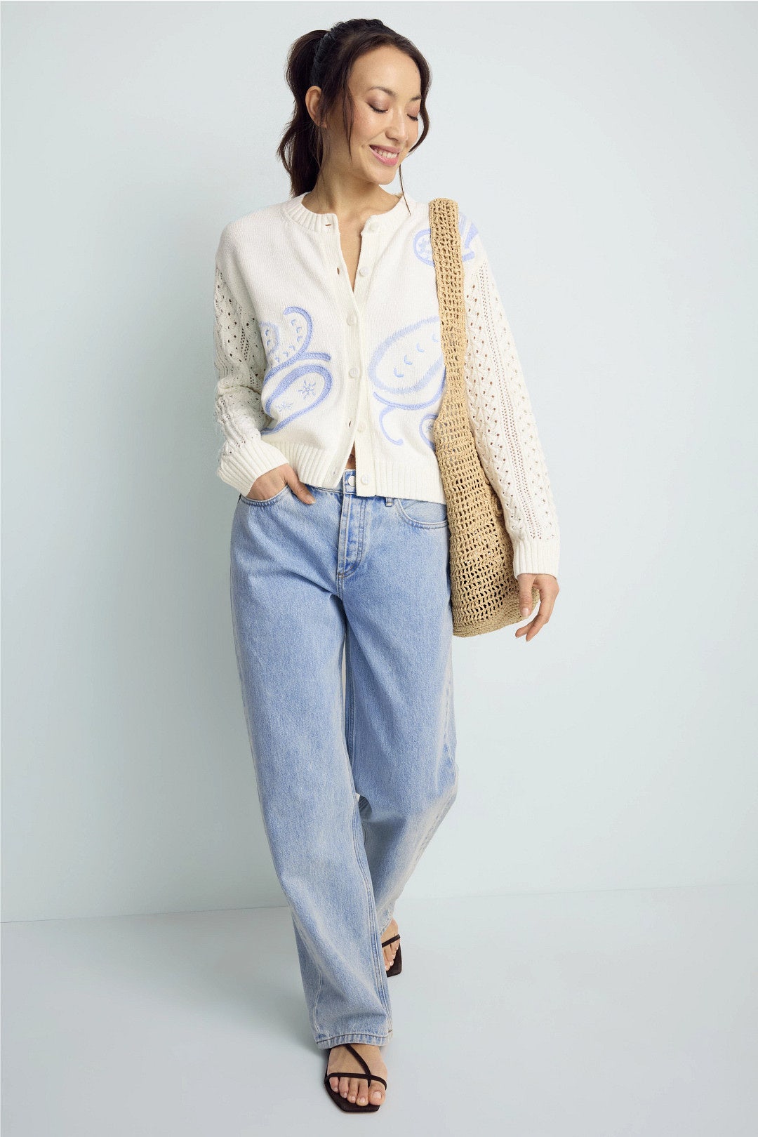 Gracie Jacquard Cardigan by Splendid 3