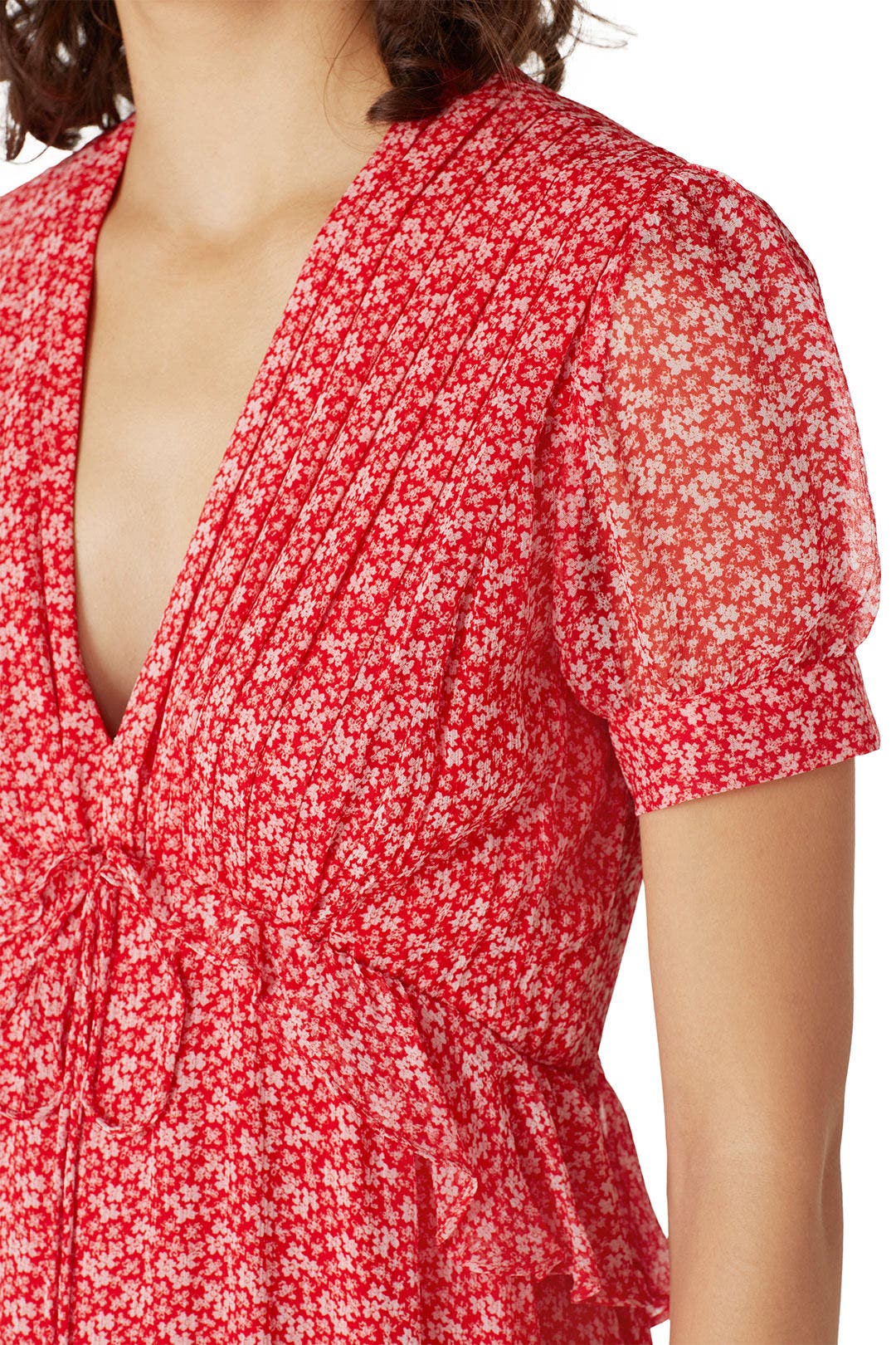 Flowing Short Sleeve Dress by The Kooples 3