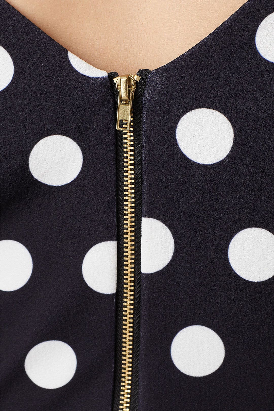 Polka Dot Dropped Shoulder Sheath by Alexia Admor 3