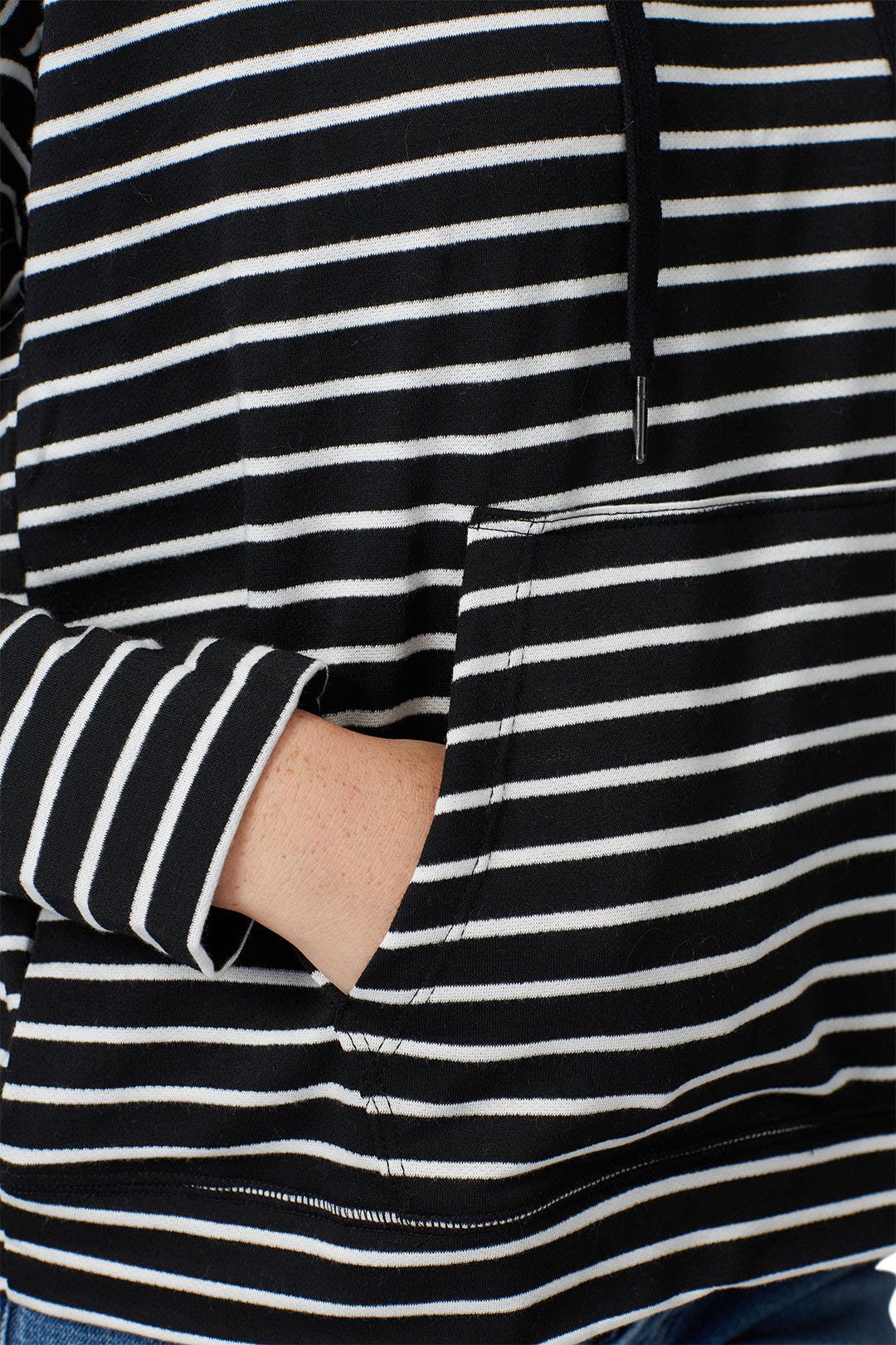 Striped Hoodie by Caslon 3