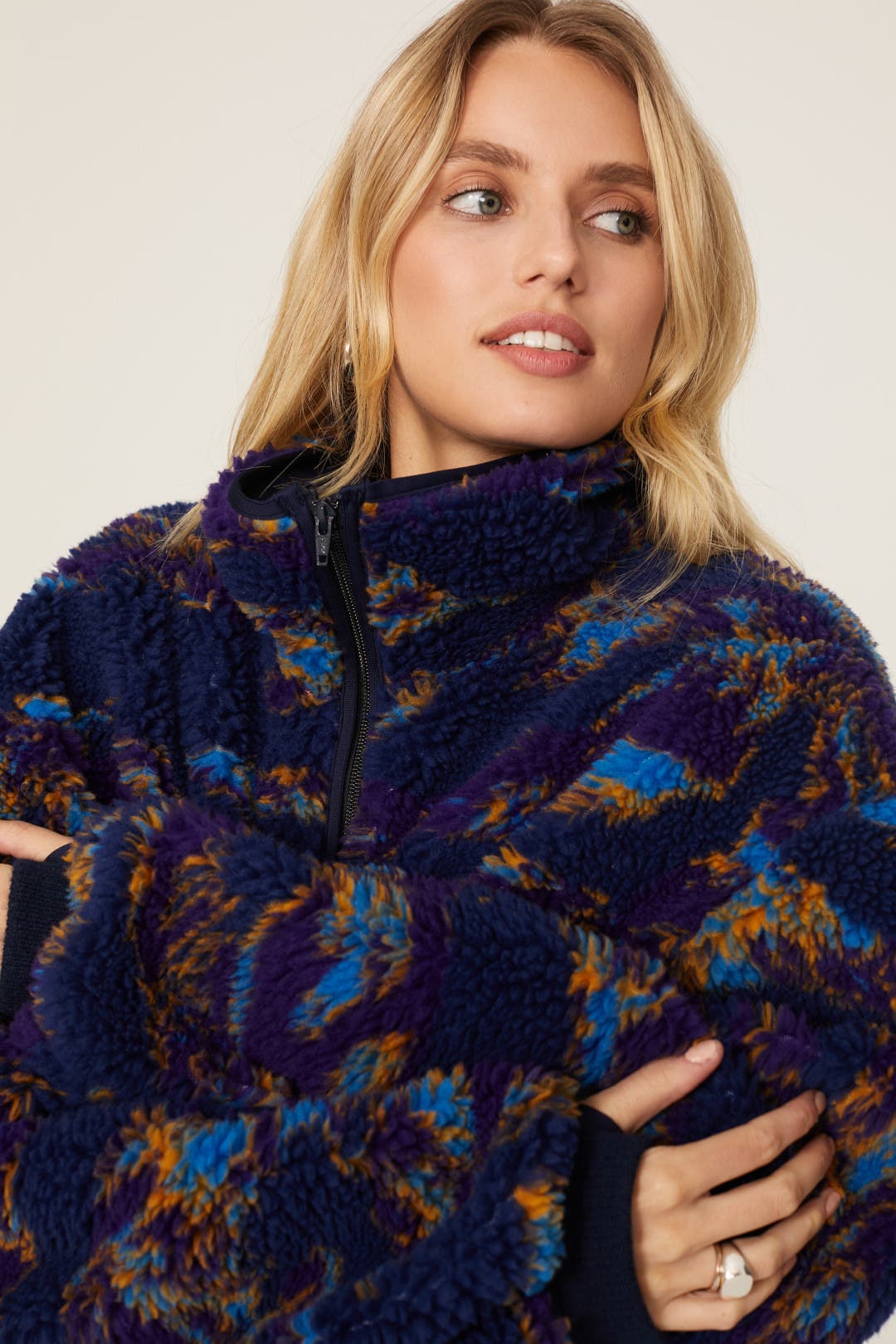 Oversized Zip Up Fleece by R13 | Rent the Runway